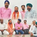 कैबिनेट मंत्री अनिल कुमार का भाजपा नेता गुरभेज सिंह पेजी के निवास पर जोरदार स्वागत